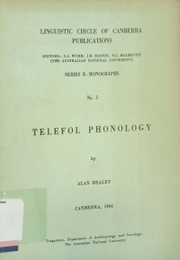 Telefol phonology