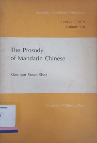 The prosody of Mandarin Chinese