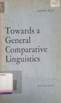 Towards a General Comparative Linguistics