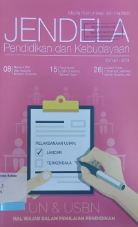 Jendela: Pendidikan dan Kebudayaan, XXII/April  -2018