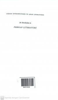 An introduction to persian literature