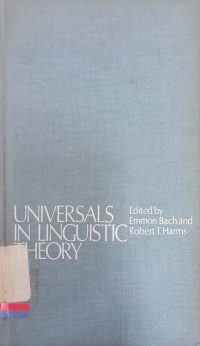 Universals in linguistic theory