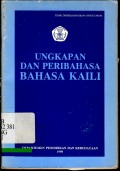 Ungkapan dan peribahasa bahasa Kaili