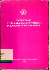 Monografi kosakata dasar Swadesh di Kabupaten Flores Timur