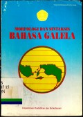 Morfologi dan sintaksis Bahasa Galela