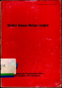 Struktur bahasa melayu langkat