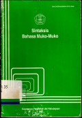 Sintaksis bahasa muko-muko