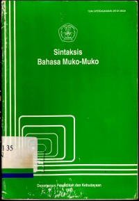 Sintaksis bahasa muko-muko