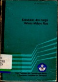 Kedudukan dan Fungsi bahasa melayu riau