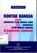 Kontak Bahasa Antara Komunitas Tutur Bahasa Jawa & Komunitas Tutur Bahasa Samawa di Kabupaten Sumbawa