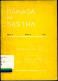 Bahasa dan Sastra Tahun III Nomor 5 1977