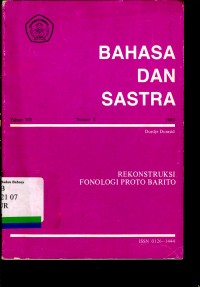 Bahasa dan Sastra Tahun VII Nomor 5 1981