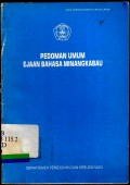 Pedoman umum ejaan bahasa Minangkabau