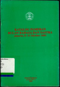 Katalog Pameran Bulan Bahasa dan Sastra