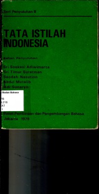 Tata Istilah Indonesia: Bahan Penyuluhan