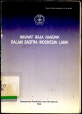 Hikayat raja handak dalam sastra indonesia lama