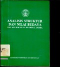 Analisis struktur dan nilai budaya dalam hikayat syahrul indra