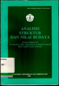 Analisis struktur dan nilai budaya: dalam hikayat pandawa lima, maharaja garebag jagat dan laon jaka sukara