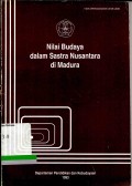 Nilai Budaya dalam Sastra Nusantara di Madura