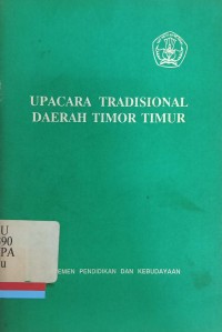 Upacara tradisional daerah timor timur