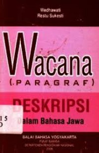 Wacana (paragraf) deskripsi dalam bahasa Jawa