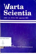 Warta scientia No. 50 Agustus 1991