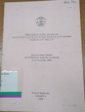 Bibliografi hasil kegiatan penelitian dan penyusunan bahasa dan sastra daerah dan melayu