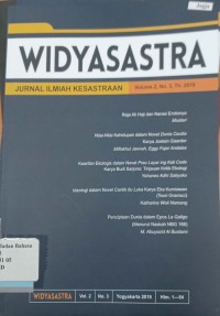 Widyasastra: Jurnal Ilmiah Kesusastraan Volume 2, Nomor 3, Desember 2019