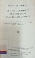 Handelingen vaan het : Zes en dertigste nederlands filologencongres