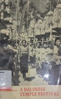 A Balinese temple festival