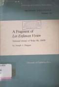 A fragmen of les enfances vivien: national library of waqles ms. 5043e