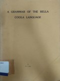 A grammar of the bella coola language