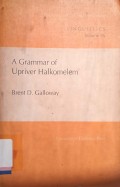 A grammar of upriver halkomelem