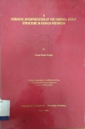 A semantic interpretation of nominal group structure in bahasa indonesia