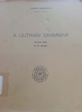 A ulithian grammar