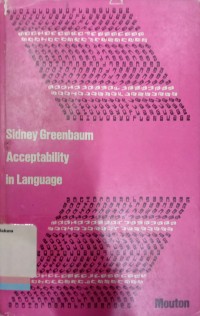 Acceptability in language