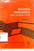 Bahasa Indonesia untuk Penulis Ilmiah