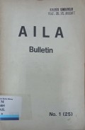 AILA (bulletin) No. 1 (25) 1979