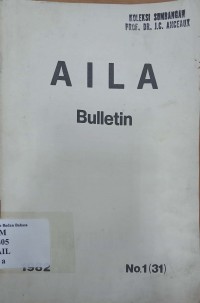 AILA (bulletin) No. 1 (31) 1982