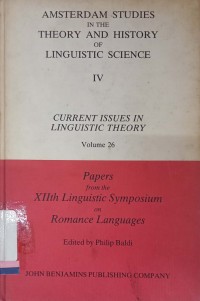 Papers from the XIIth linguistic symposium on romance languages