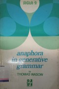 Anaphora in Generative Grammar