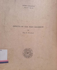 Aspects of tok pisin grammar