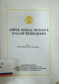 Aspek Sosial Budaya Dalam Berbahasa