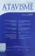 Atavisme: Jurnal Ilmiah Kajian Sastra, Volume 14, Nomor 1, Juni 2011