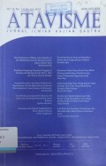 Atavisme: Jurnal Ilmiah Kajian Sastra, Volume 16, Nomor 1, Edisi Juni 2013