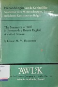 The Semantics of Will in Present-day British English A Unified Account