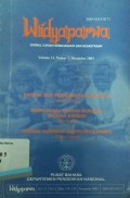 Widyaparwa: Jurnal Ilmiah Kebahasaan dan Kesastraan, Vol. 31, No. 2, Desember 2003