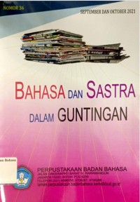 Bahasa dan sastra dalam guntingan