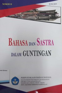 Bahasa dan Sastra dalam Guntingan No. 18