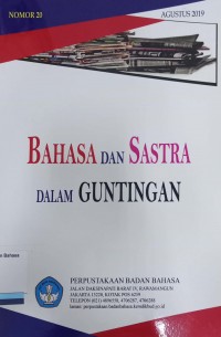 Bahasa dan Sastra dalam Guntingan No. 20